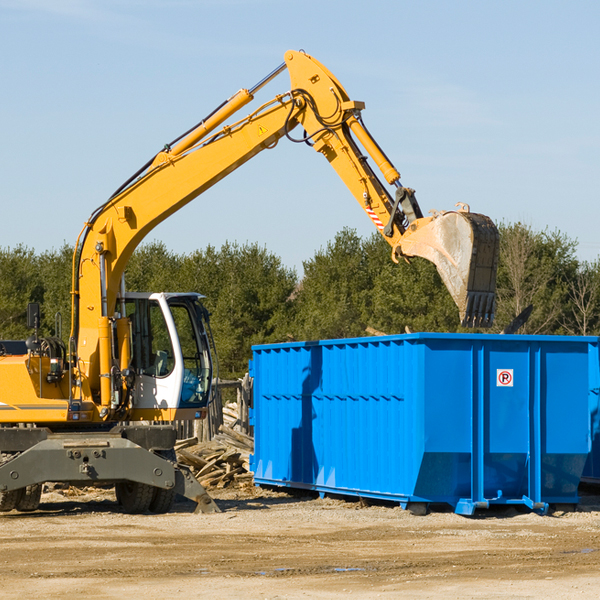 how does a residential dumpster rental service work in Panna Maria Texas